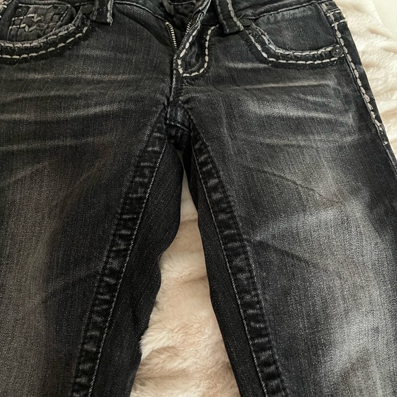 Miss Me Women's Black Denim Jeans - Picture 2 of 3